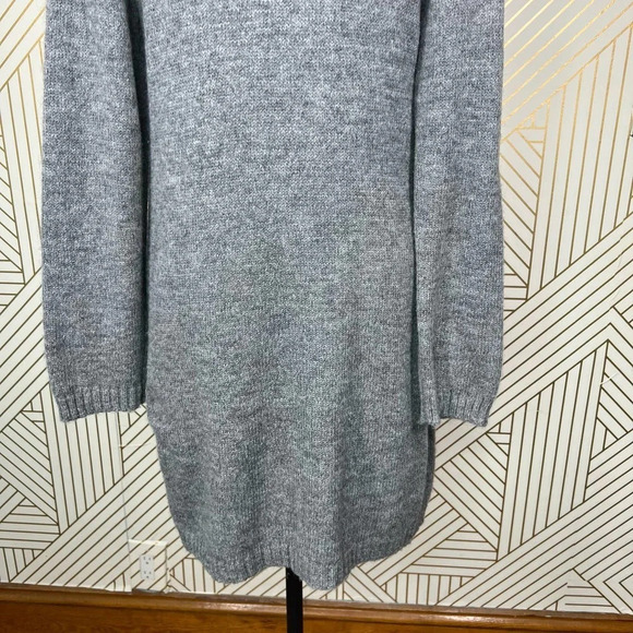 Mark & James x Badgley Mischka Gray Distressed Chain‎ Sweater Dress Size Small - Picture 9 of 12